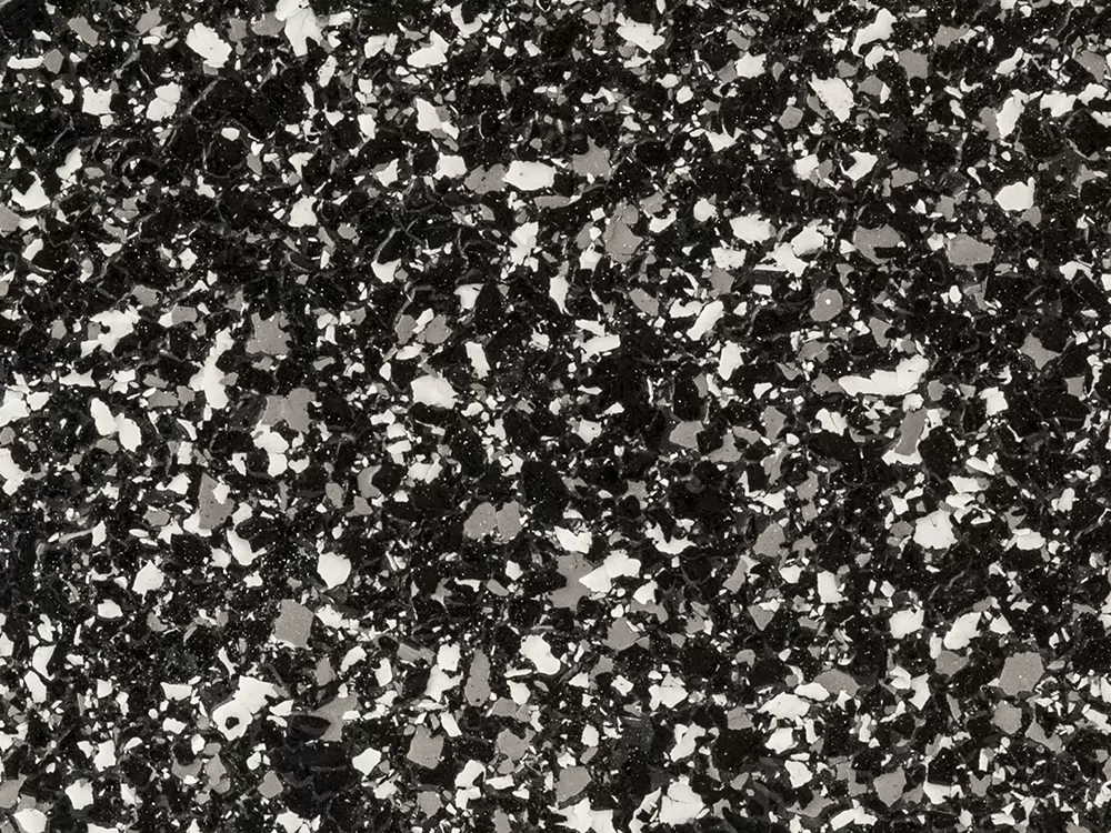Flakestrap terrazzo basalt