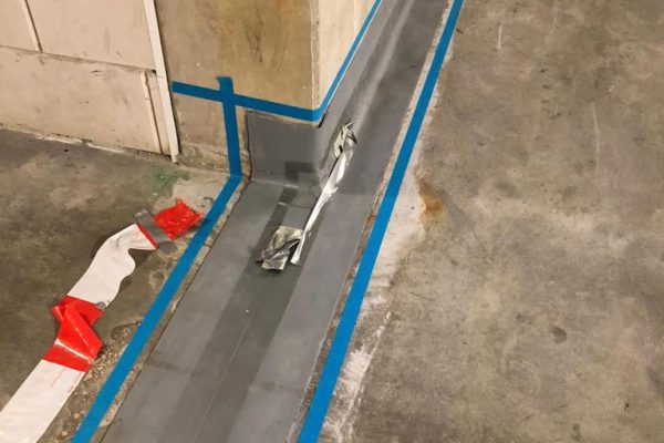 Masterseal 930/933 van MBCC toegepast in een parkeergarage in Arnhem