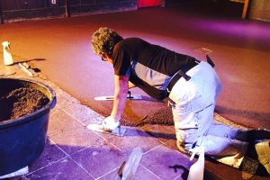 Epoxy Troffelvloer Bruin