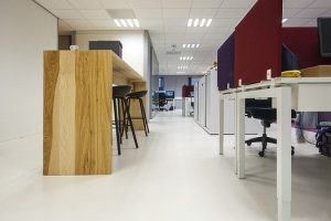 Betonlook Gietvloer wit