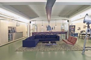 PU Gietvloer Olijfgroen